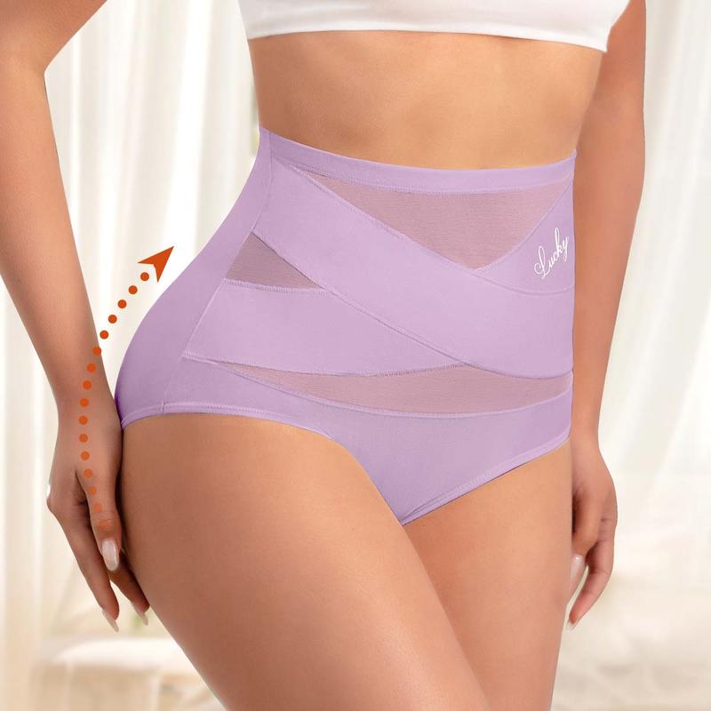 đź’–Last Day-Buy 2 Get 1 Freeđź’–Plus-Size High-Waist Cross Tummy Control Panties