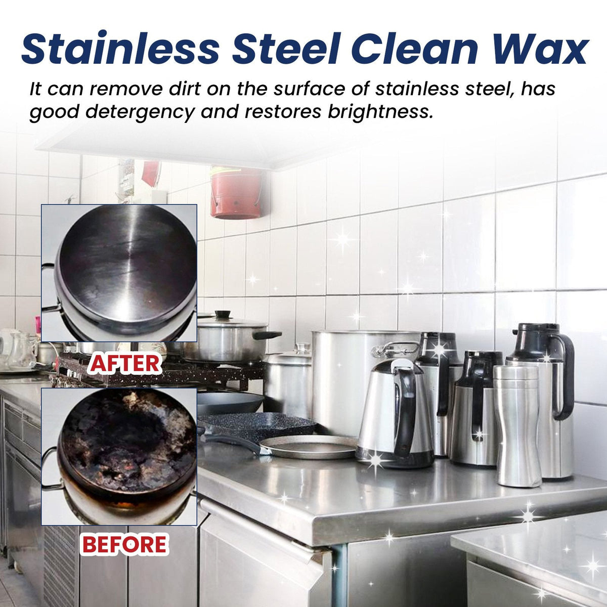 🏆Flash Sale⚡ 70K+ SOLD! Magical Nano-Technology Stainless Steel Cleaning Paste-SURFACE SAFE, NO RESIDUE