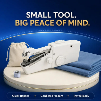 🧵Portable Handheld Sewing Machine – Quick Fabric Repair Tool