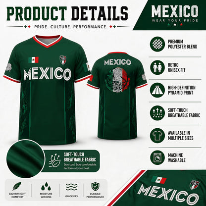 2026 Mexico Soccer Jersey – Retro Chichén Itzá Pyramid Football Shirt 🇲🇽⚽