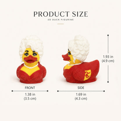 Dolly Duck – 3D Printed Collectible, Cute Desk & Car Decor