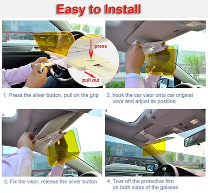 🚗Sun Visor for Car Universal Anti-Glare Polarized Visor Extender