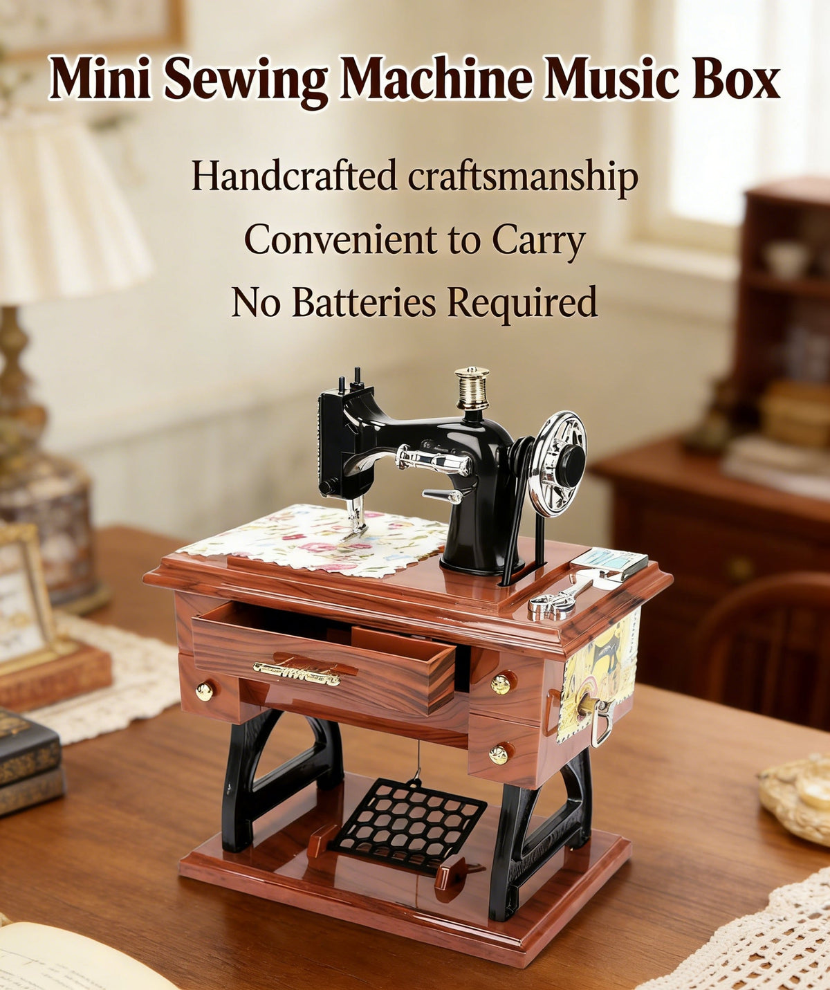 🎊Mother's Day Special Offer🔥Mini Sewing Machine Music Box