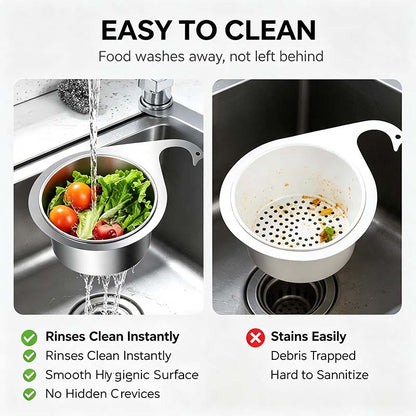 BUY 1 GET 1 FREE💧Stainless Steel Swan Sink Strainer Basket!!!🦢💧