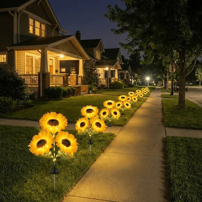 🌻🌞Solar LED Sunflower Garden Lights