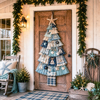 🎄Beginner-Friendly DIY Oversized Patchwork Christmas Tree Door Hanging Kit | Complete Kit with All Tools & Step-by-Step Guide Included