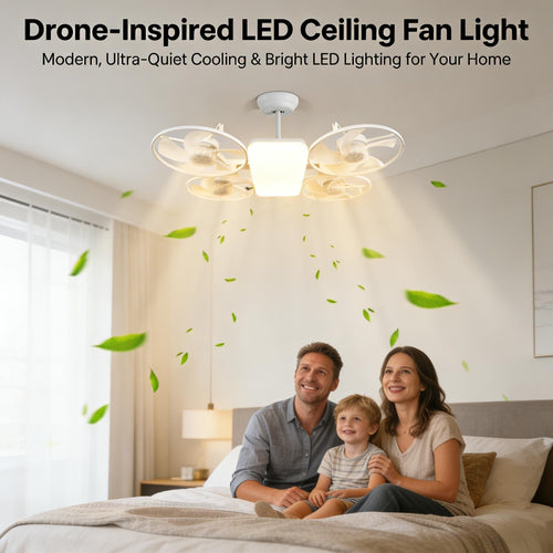 💡Drone-Inspired LED Ceiling Fan Light