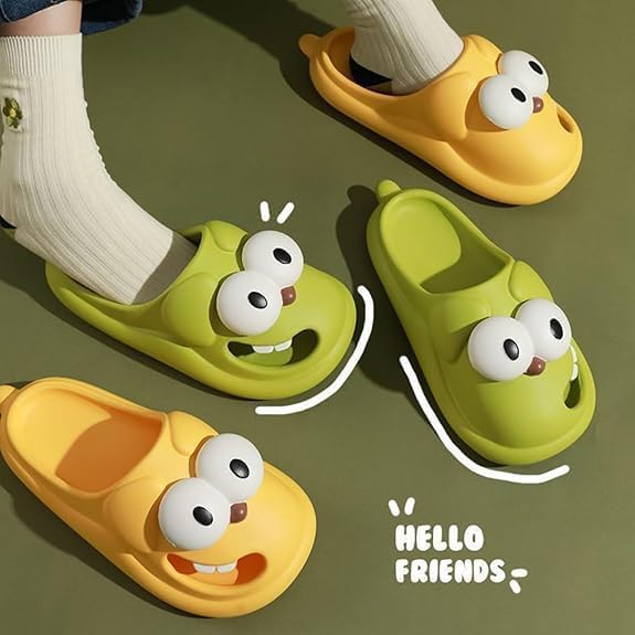3D Big Eye Dog Tongue Kiss Slippers🤪