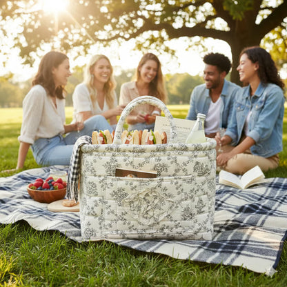 🚗Car Storage Basket with Handle | Foldable & Washable Multi-Purpose Fabric Box