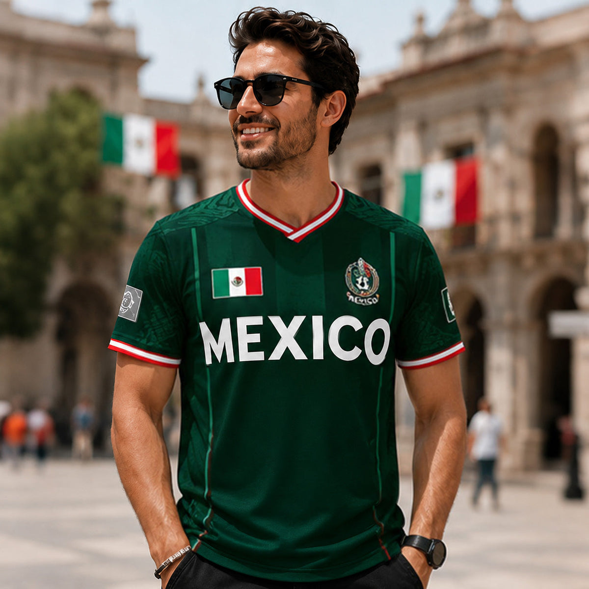 2026 Mexico Soccer Jersey – Retro Chichén Itzá Pyramid Football Shirt 🇲🇽⚽
