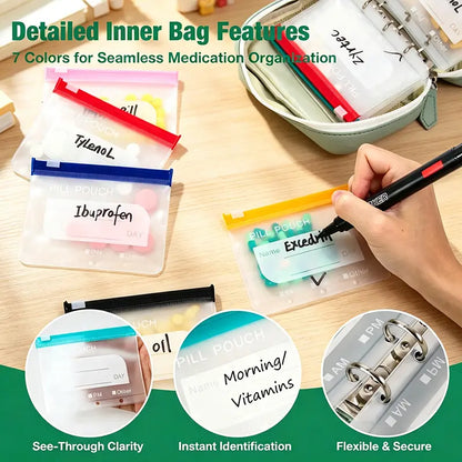 🏆Flash Sale⚡Waterproof Pill Pouch Set-14Pcs Bags Inside