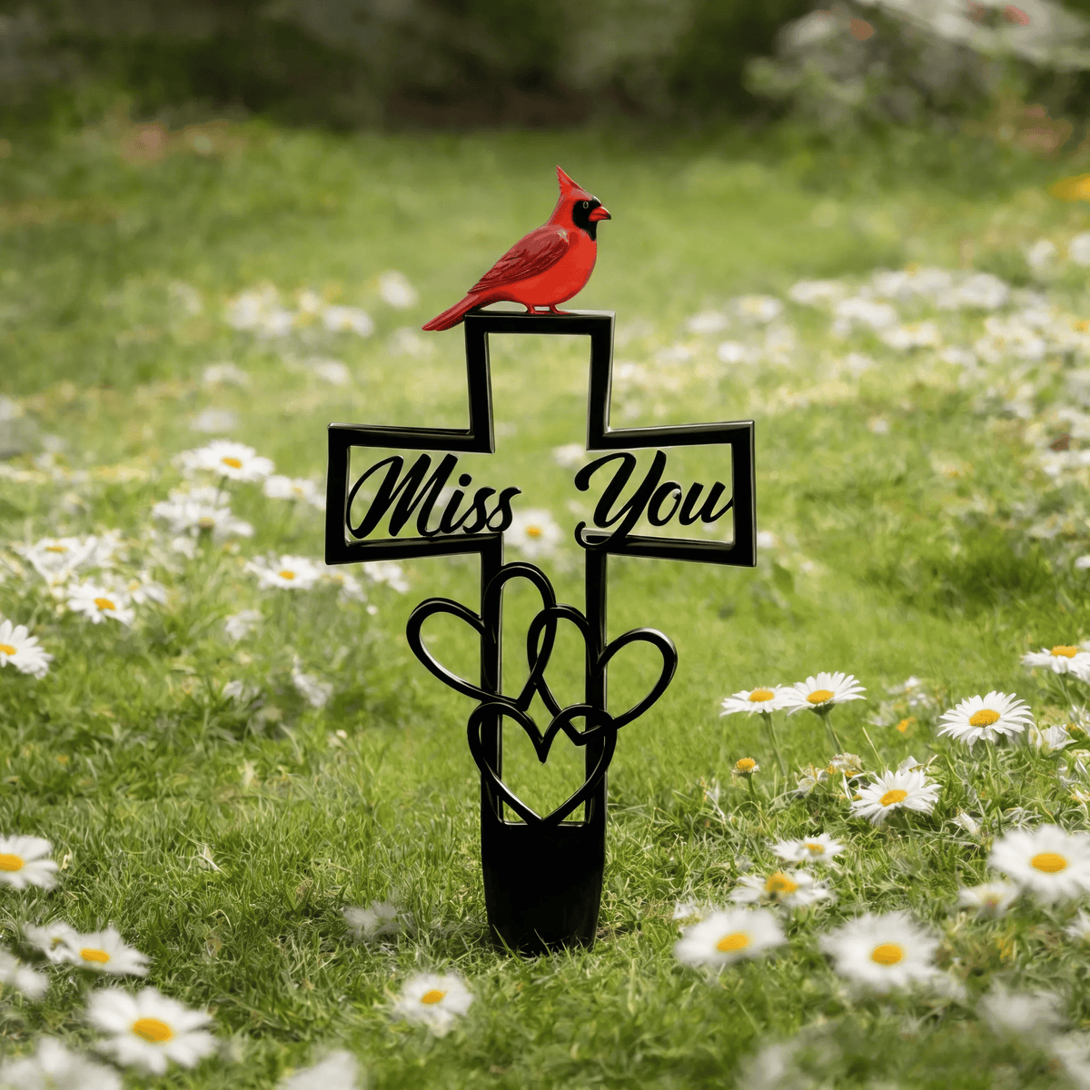 🐦LAST DAY 49% OFF -💖Metal Cemetery Memorial Plaque for Remembrance✝️