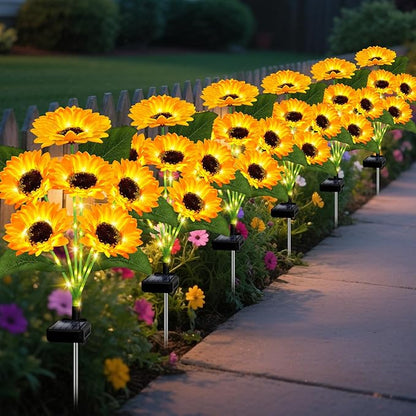 🌻🌞Solar LED Sunflower Garden Lights