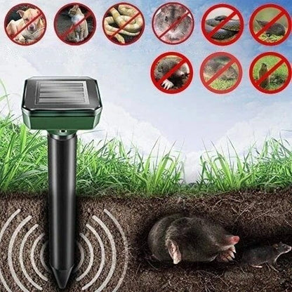 🌱🏡Solar Power Mouse Mole Snakes Pest Rodent Repeller
