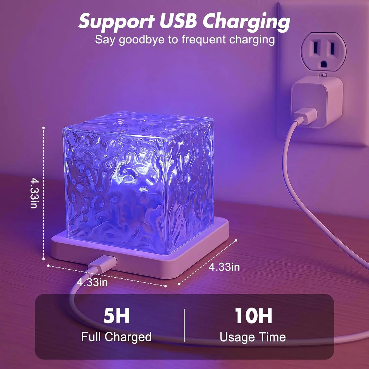Rechargeable Waterproof Shower Light | 16-Color Ocean Wave Projector with Remote, Wireless Dimmable Bathroom Mood Light