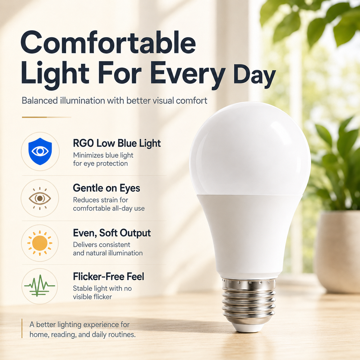 🌤️ 50% OFF Ra97 Full Spectrum LED Bulb ✨ Natural Sunlight For Bright & Healthy Living Space