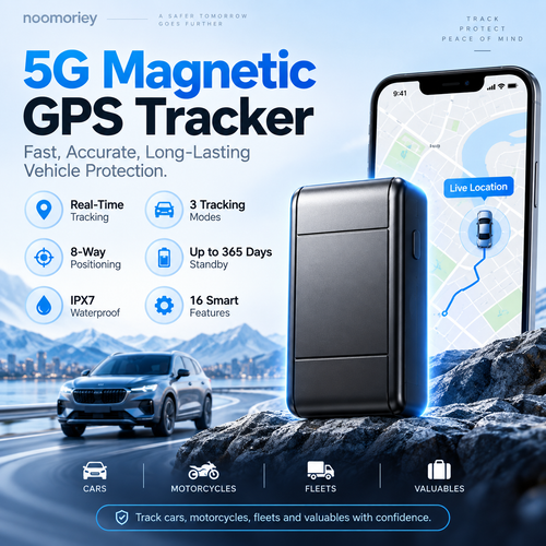 Smart 4G GPS Vehicle Tracker – Real-Time Locator & Anti-Theft Security System