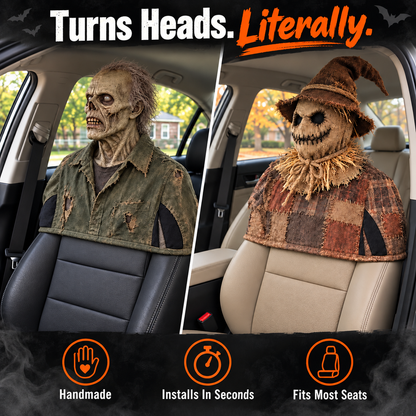 💀Rotating Head Halloween Prank Decoration！！！