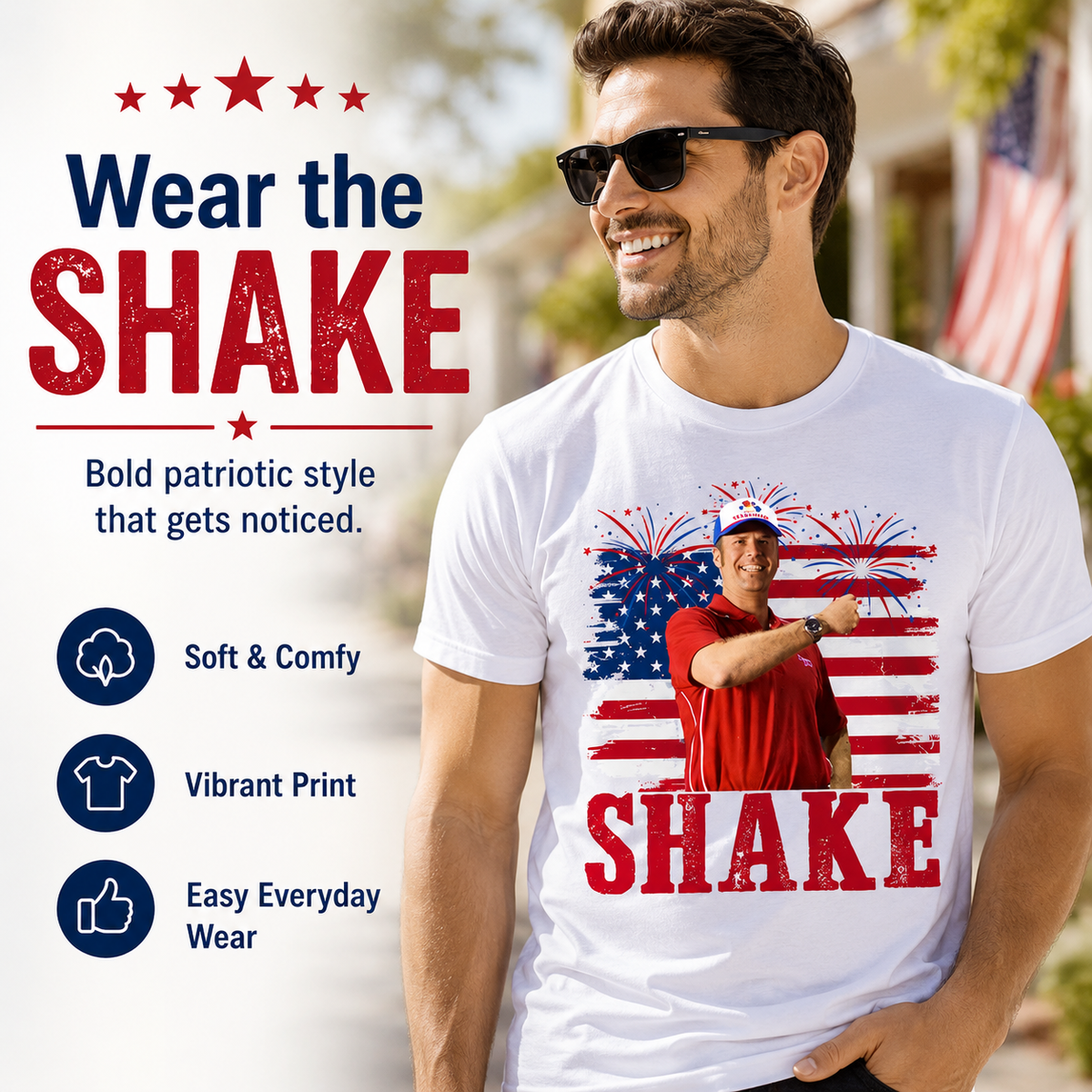 Shake and Bake 4th Of July T-Shirt, Funny Couples Fourth Of July Shirt, Independence Day Tees, Unisex Clothing