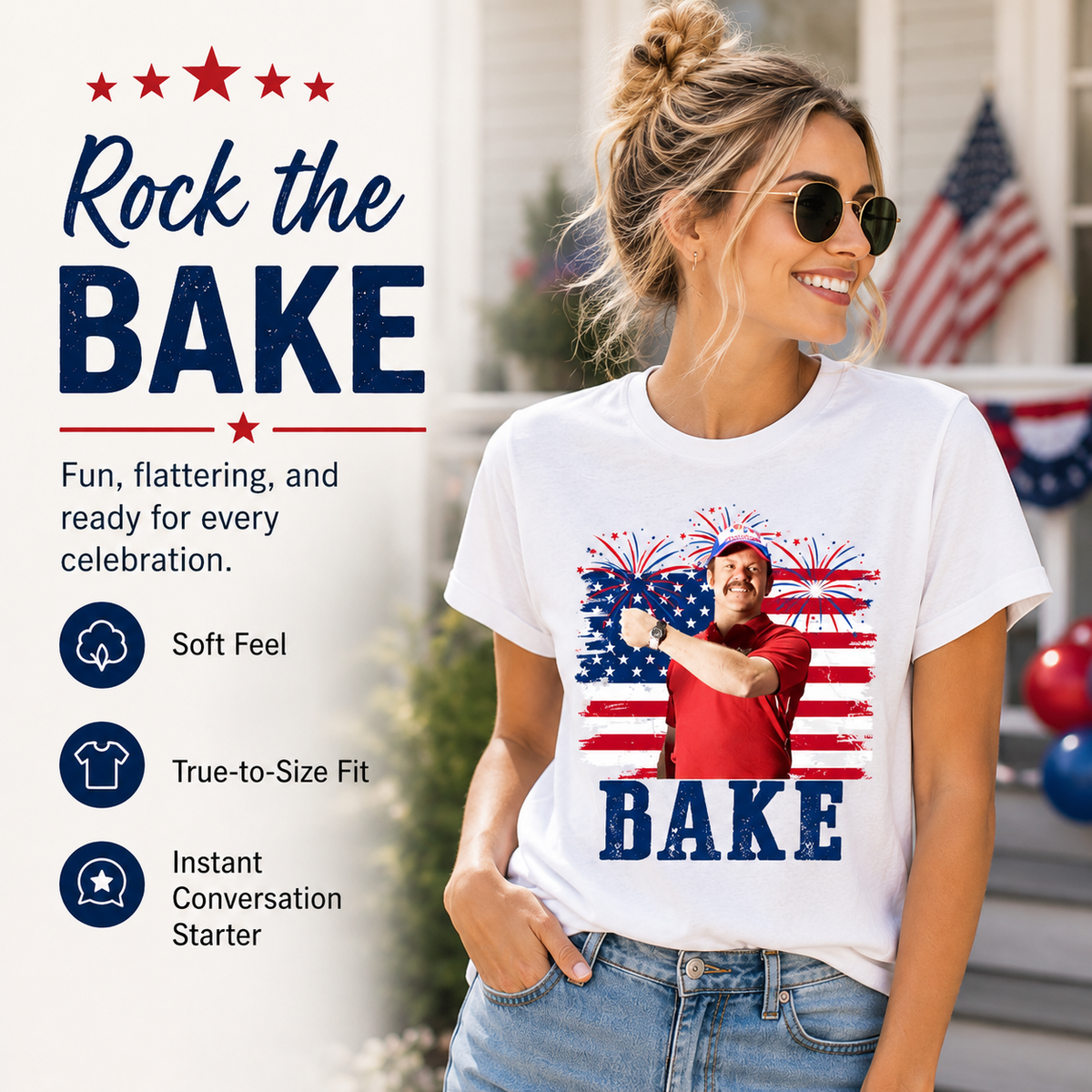 Shake and Bake 4th Of July T-Shirt, Funny Couples Fourth Of July Shirt, Independence Day Tees, Unisex Clothing