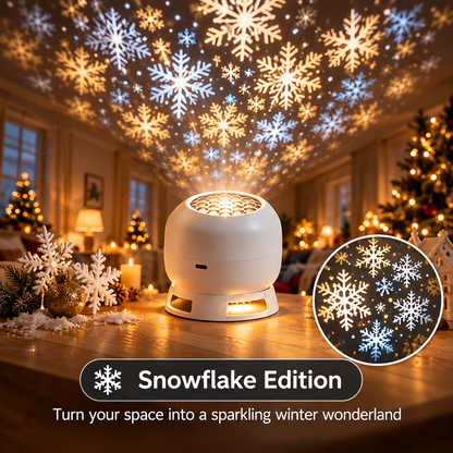 🎄  Christmas Projection Night Light ✨ Create A Magical Holiday Wonderland At Home