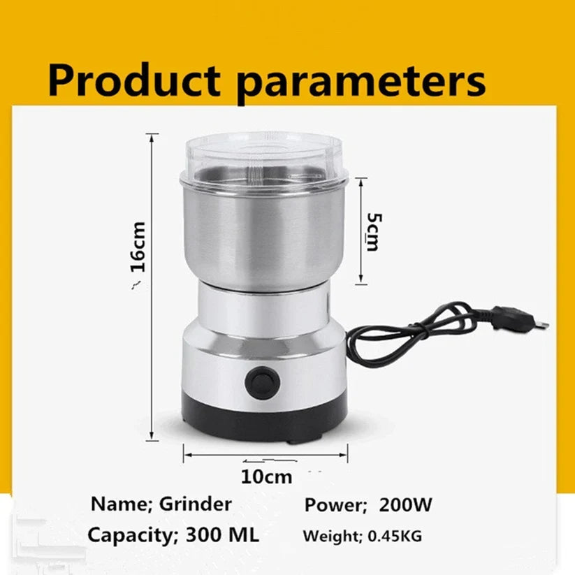 1. 🌿 50% OFF Today! High-Speed Stainless Steel Grinder for Fresh Spices, Coffee & Grains