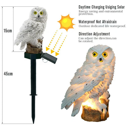 🔥 Holiday Special  50% OFF 🔥 Waterproof Solar Owl Light