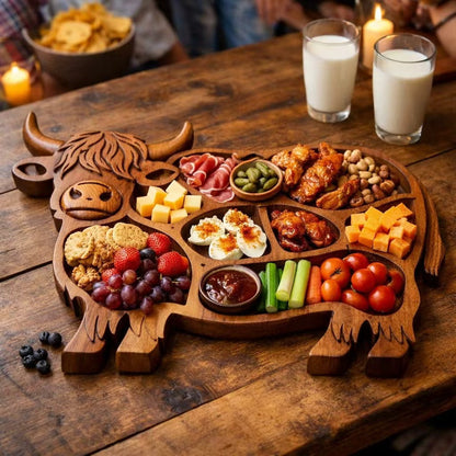 🐇🎁Easter Bunny Wooden Charcuterie Board, Serving Platter, Bunny Snack Tray, for Holiday, Kitchen, Decor