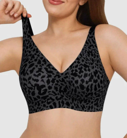 🏆Flash Sale⚡60K+ SOLD! Almost Gone💥💕Jelly Wireless Womens Comfortable Wireless Bras∣Push Up Bralettes∣Seamless Tshirts Bras∣Deep V