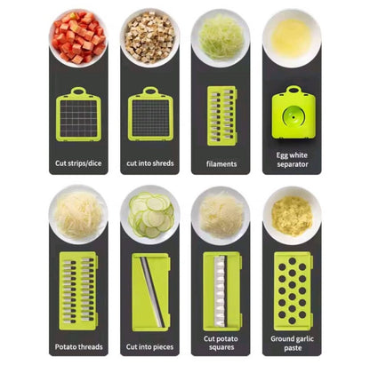 16-in-1 Premium Veggies Chopper – Effortless Vegetable & Fruit Preparation for Your Kitchen