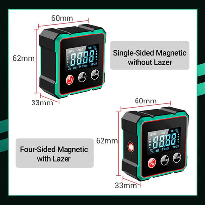 🎁🎁2025 Hot Sale 49% OFF💥Magnetic Digital Angle Finder with Electronic Laser
