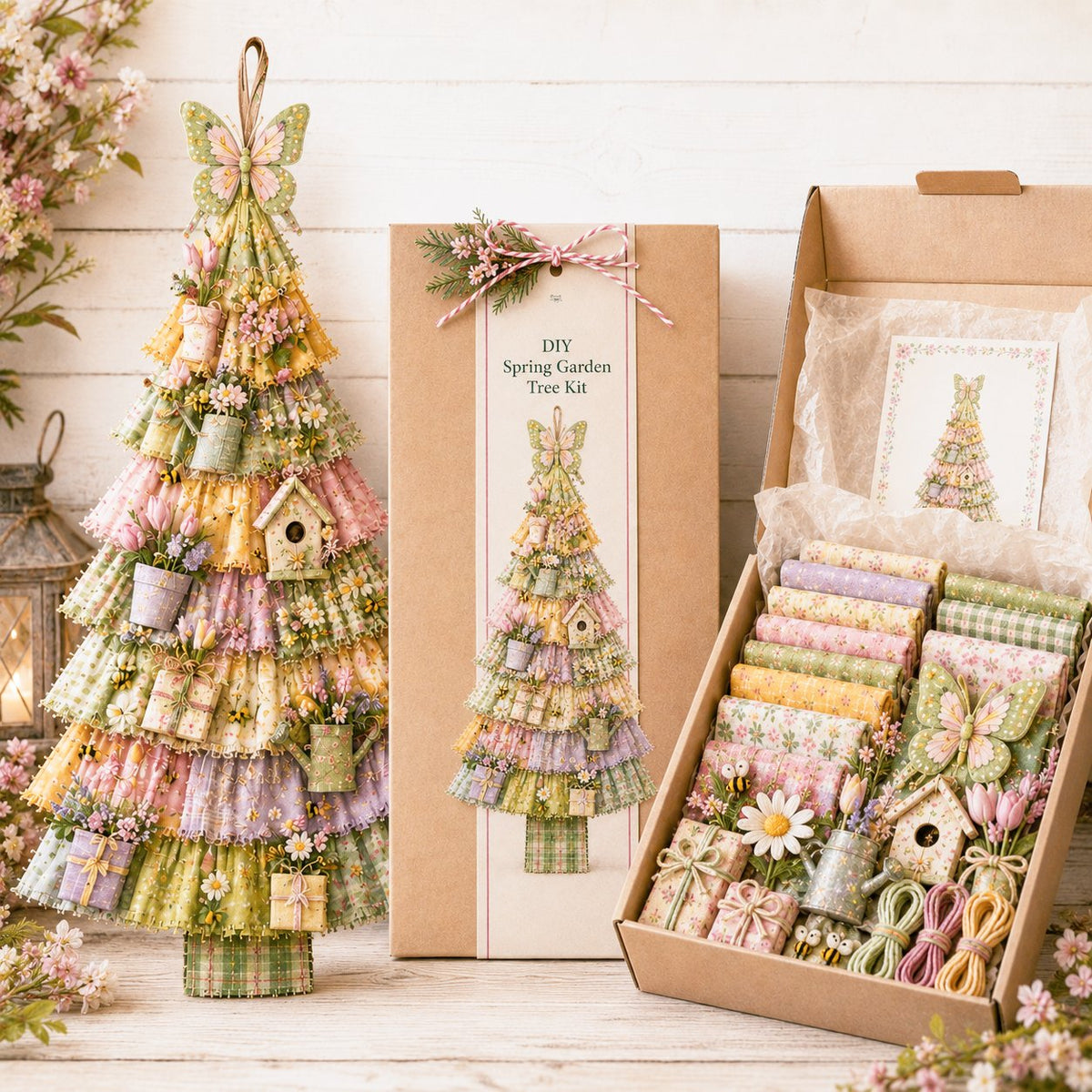 🎄Beginner-Friendly DIY Oversized Patchwork Christmas Tree Door Hanging Kit | Complete Kit with All Tools & Step-by-Step Guide Included