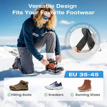 Durable Anti-Slip Ice Cleats Set for Shoes
