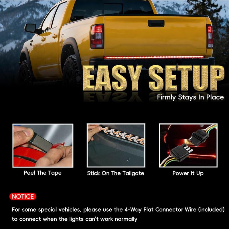 2026 New Collection -Limited-Time Offer 🎁60-Inch LED Tailgate Light Bar Strip