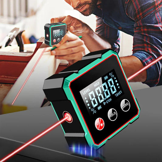 🎁🎁2025 Hot Sale 49% OFF💥Magnetic Digital Angle Finder with Electronic Laser