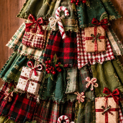 🎄Beginner-Friendly DIY Oversized Patchwork Christmas Tree Door Hanging Kit | Complete Kit with All Tools & Step-by-Step Guide Included