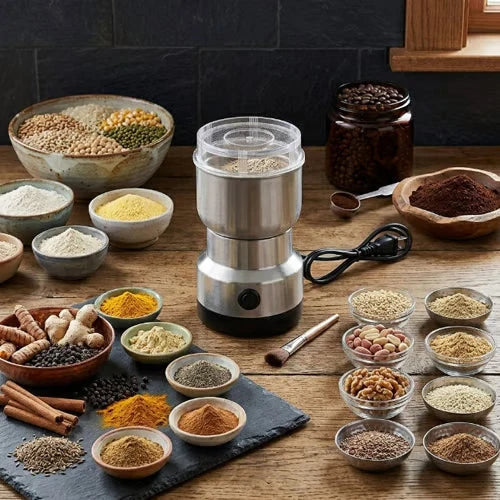 1. 🌿 50% OFF Today! High-Speed Stainless Steel Grinder for Fresh Spices, Coffee & Grains